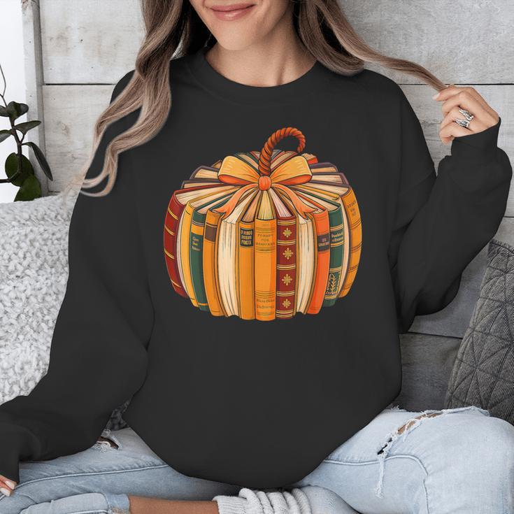 Fall Book Halloween Costume Autumn Pumpkin Teacher Kids Unisex Sweatshirt, funny design Fall Book Halloween Costume Autumn Pumpkin Teacher Kids Unisex Sweatshirt, funny design
