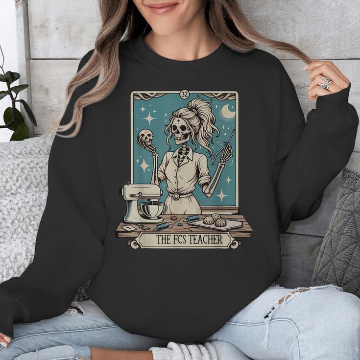 FCS Teacher Skeleton Halloween Family And Consumer Science Unisex Sweatshirt, Science Teacher Gifts, funny design