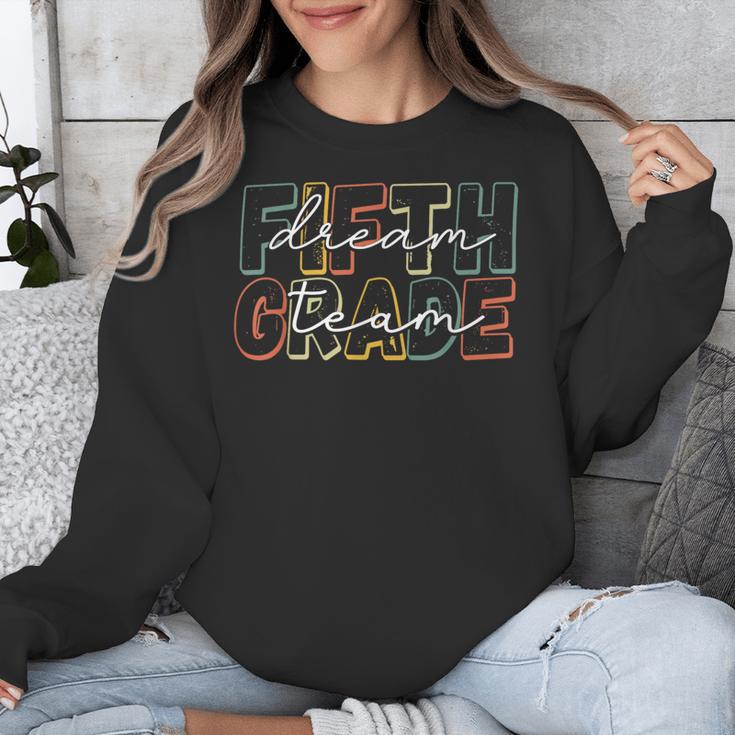 Fifth Grade Dream Team 5th Grade First Day Of School Teacher Unisex Sweatshirt, First Grade Teacher Gifts, funny design Fifth Grade Dream Team 5th Grade First Day Of School Teacher Unisex Sweatshirt, First Grade Teacher Gifts, funny design
