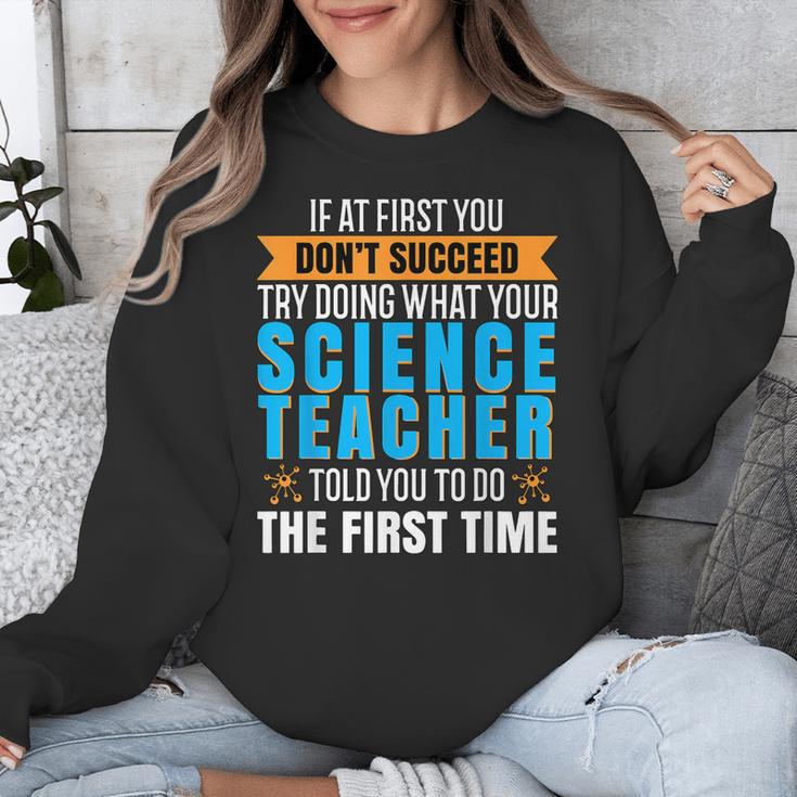 If At First You Don't Succeed Try Doing What Science Teacher Unisex Sweatshirt, Science Teacher Gifts, funny design If At First You Don't Succeed Try Doing What Science Teacher Unisex Sweatshirt, Science Teacher Gifts, funny design