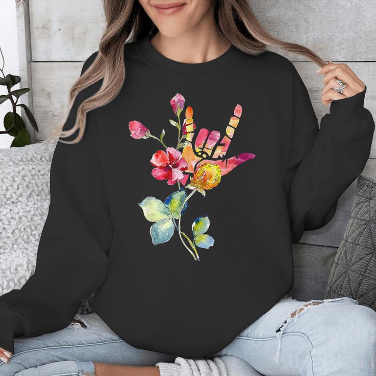 Flower American Sign Language ASL Teacher Teaching Deaf Unisex Sweatshirt, funny design Flower American Sign Language ASL Teacher Teaching Deaf Unisex Sweatshirt, funny design