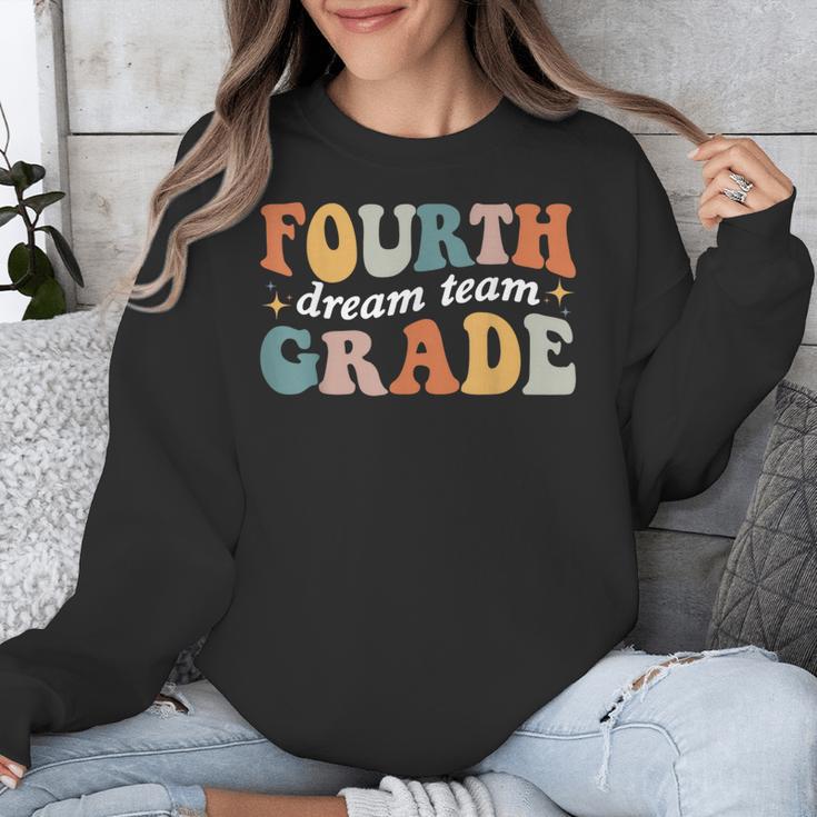 Fourth Grade Dream Team 4th Grade Teacher Back To School Unisex Sweatshirt, 4th Grade Teacher Gifts, funny design