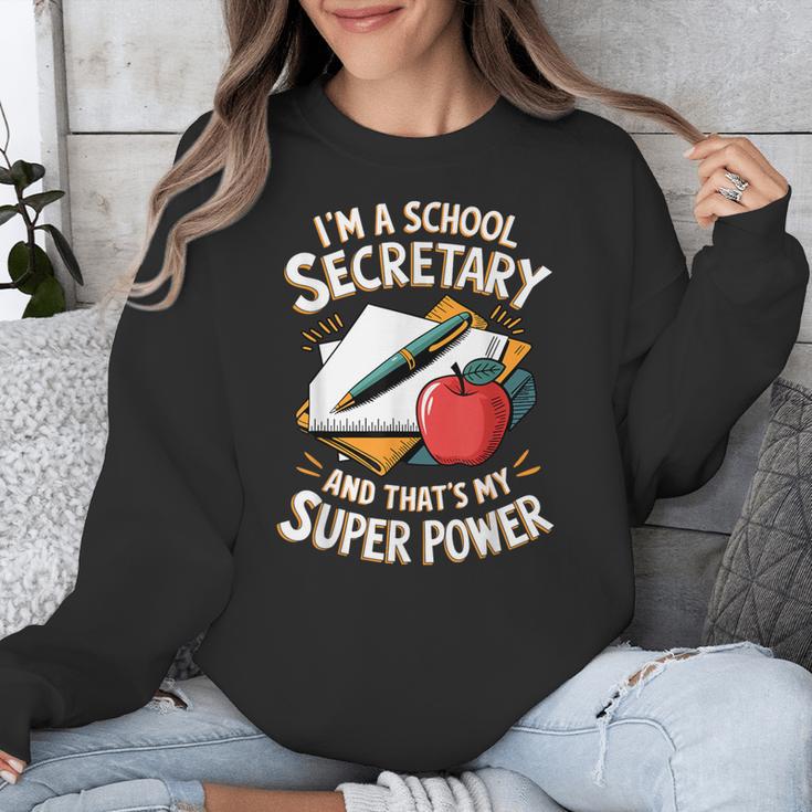 Front Office Teacher Admin Mother I'm A School Secretary Unisex Sweatshirt, funny design