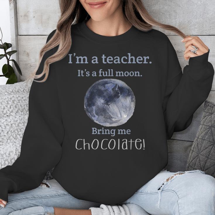 Full Moon Teacher Humor For Men Women Girls Kids Unisex Sweatshirt, funny design Full Moon Teacher Humor For Men Women Girls Kids Unisex Sweatshirt, funny design