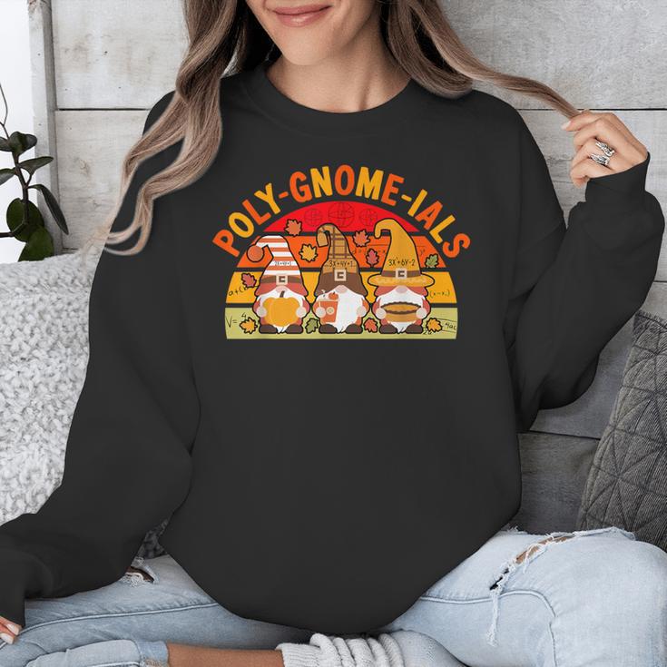 Fun Polynomial Calculus Algebra Poly-Gnome-Ials Math Teacher Unisex Sweatshirt, funny design