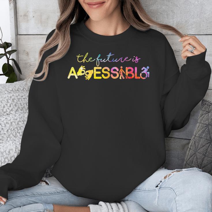 The Future Is Accessible Special Education Teacher Unisex Sweatshirt, Future Teacher Gifts, funny design The Future Is Accessible Special Education Teacher Unisex Sweatshirt, Future Teacher Gifts, funny design