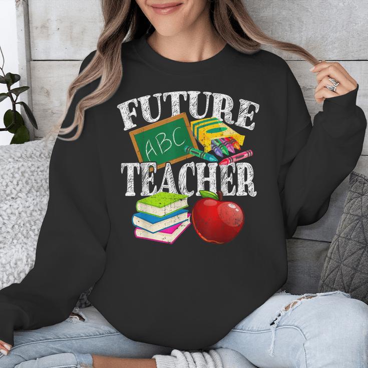 Future Teacher With Canyon And Book Teacher Men Women Girls Kids Unisex Sweatshirt, Future Teacher Gifts, funny design