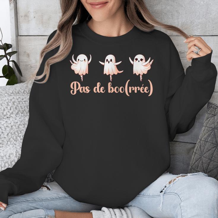 Ghost Ballet Dancer Halloween Dance Teacher Pas De Boo-Rée Unisex Sweatshirt, funny design Ghost Ballet Dancer Halloween Dance Teacher Pas De Boo-Rée Unisex Sweatshirt, funny design
