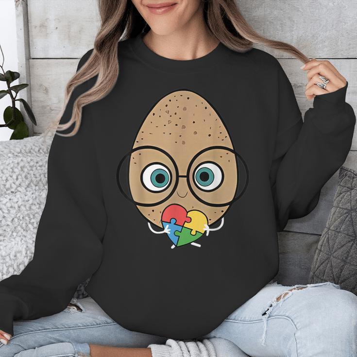 The Good Egg Teacher Halloween Costume Food Group Cute Unisex Sweatshirt, funny design