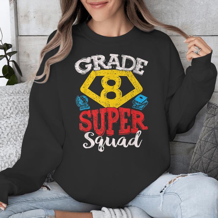 Grade 8 Super Squad Superhero Teacher Team Unisex Sweatshirt, Super Teacher Gifts, funny design