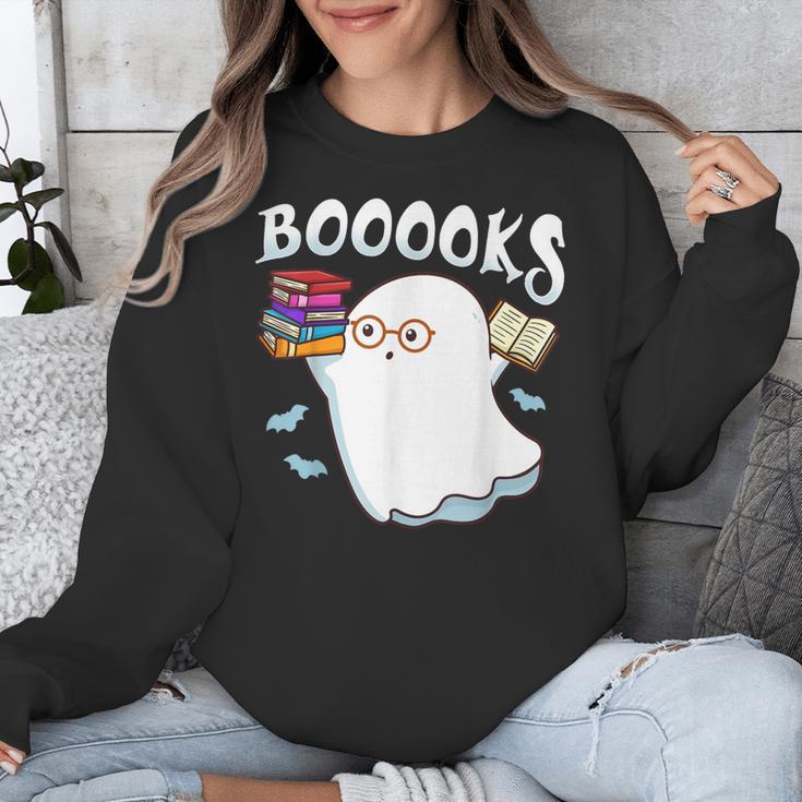 Halloween Books Librarian English Teacher Reader Reading Unisex Sweatshirt, English Teacher Gifts, funny design