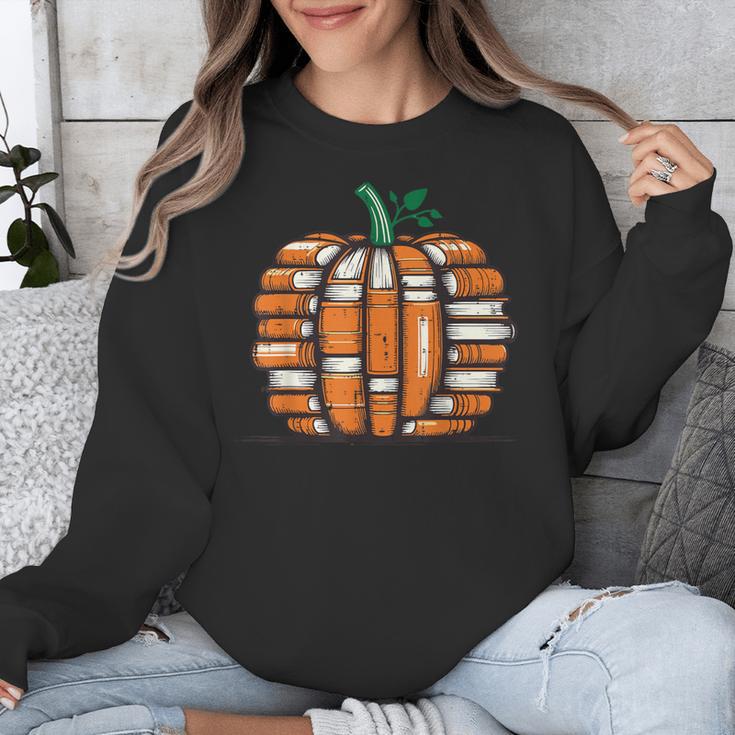 Halloween Books Pumpkin Reading Teacher Fall Men Women Unisex Sweatshirt, funny design Halloween Books Pumpkin Reading Teacher Fall Men Women Unisex Sweatshirt, funny design