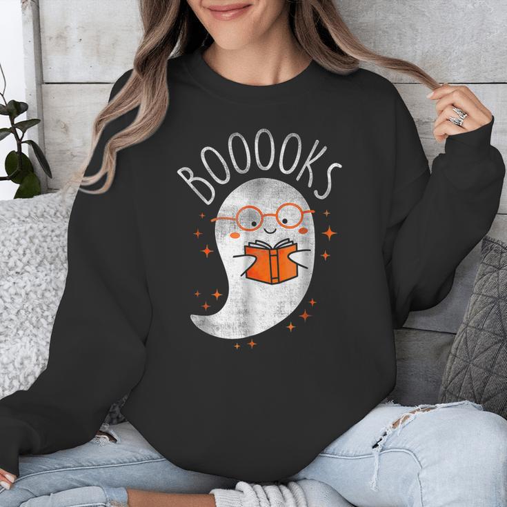 Halloween Cute Ghost Book Reading Teacher Unisex Sweatshirt, funny design Halloween Cute Ghost Book Reading Teacher Unisex Sweatshirt, funny design