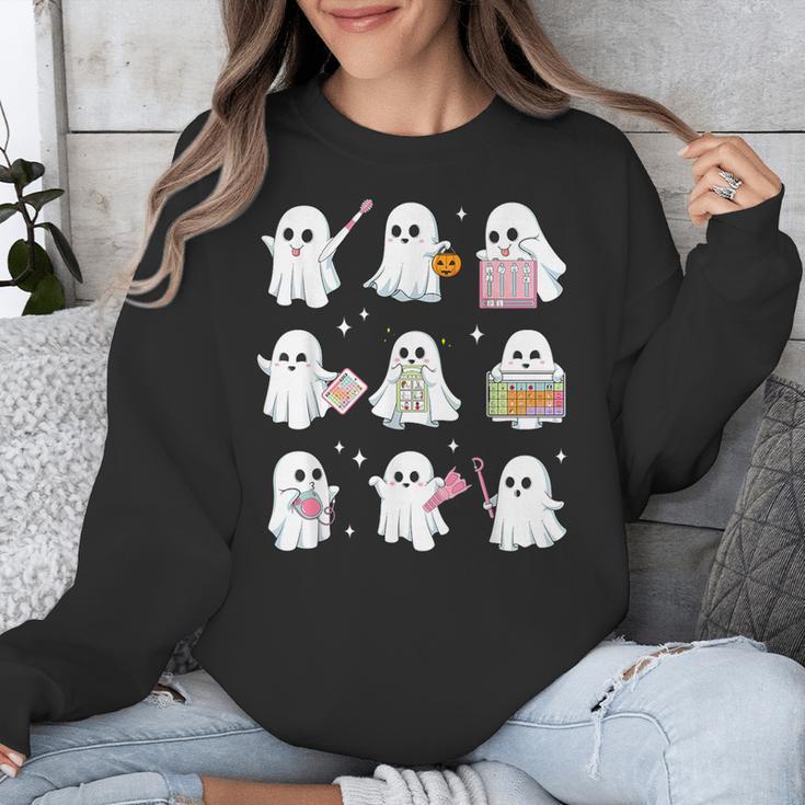 Halloween Ghost Speech Therapy SLP Fall Teacher Tee Unisex Sweatshirt, funny design Halloween Ghost Speech Therapy SLP Fall Teacher Tee Unisex Sweatshirt, funny design