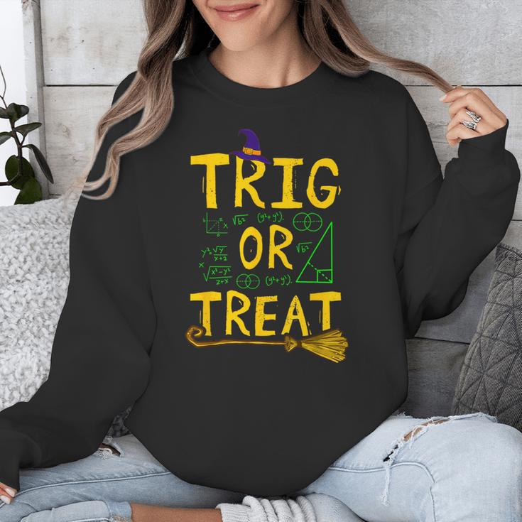Halloween Math Teacher Trig Or Treat Student School College Unisex Sweatshirt, funny design Halloween Math Teacher Trig Or Treat Student School College Unisex Sweatshirt, funny design