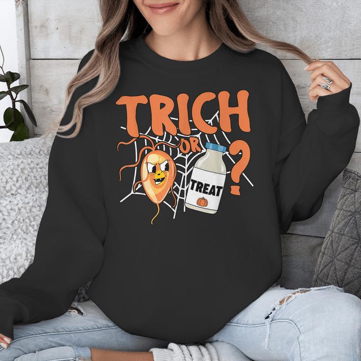 Halloween Medical Lab Science Microbiology Scientist Teacher Men Women Unisex Sweatshirt, Science Teacher Gifts, funny design