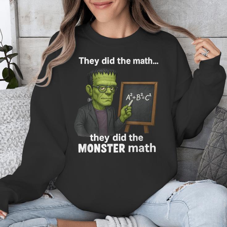 Halloween Monster Math Pun Teacher Humor Unisex Sweatshirt, funny design Halloween Monster Math Pun Teacher Humor Unisex Sweatshirt, funny design