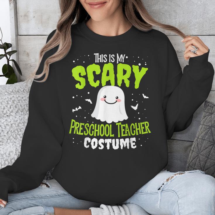 Halloween This Is My Scary Preschool Teacher Custome For Men Women Kids Unisex Sweatshirt, funny design Halloween This Is My Scary Preschool Teacher Custome For Men Women Kids Unisex Sweatshirt, funny design