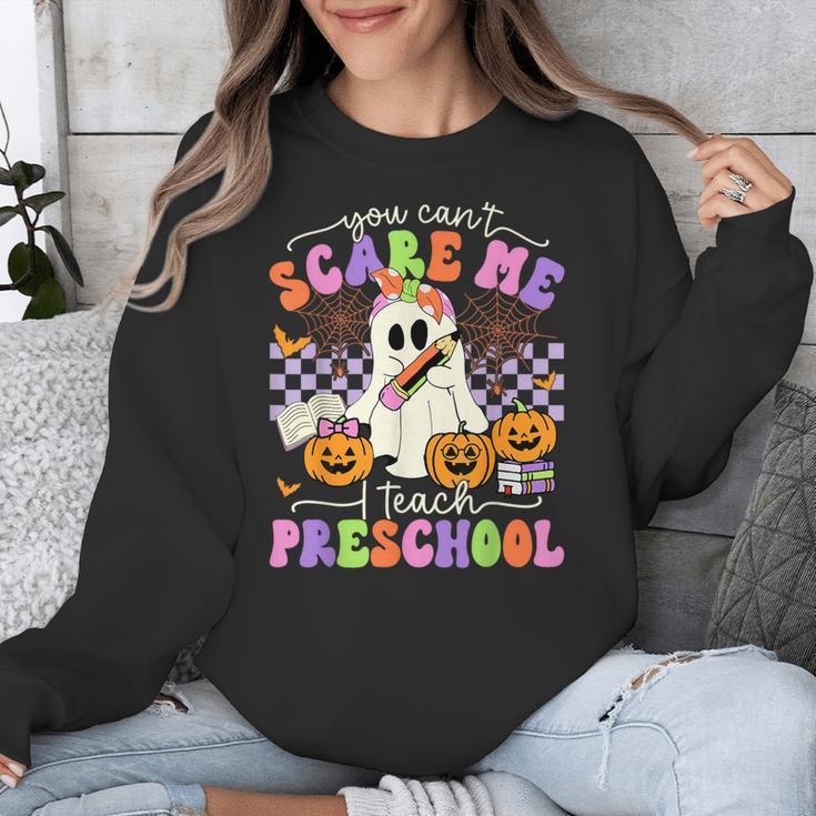 Halloween Teacher You Can't Scare Me I Teach Preschool Unisex Sweatshirt, funny design Halloween Teacher You Can't Scare Me I Teach Preschool Unisex Sweatshirt, funny design