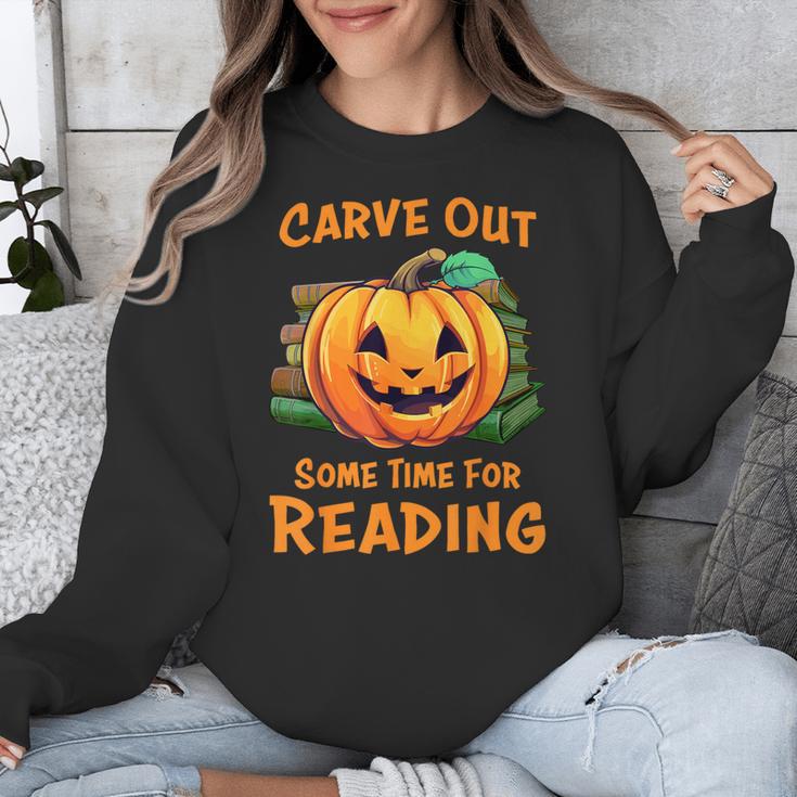 Halloween Teacher Librarian Pumpkin Reading Books Men Women Kids Unisex Sweatshirt, funny design Halloween Teacher Librarian Pumpkin Reading Books Men Women Kids Unisex Sweatshirt, funny design