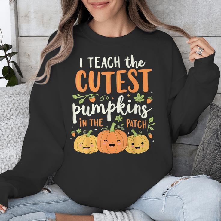 Halloween Teacher I Teach The Cutest Pumpkins In The Patch Unisex Sweatshirt, funny design