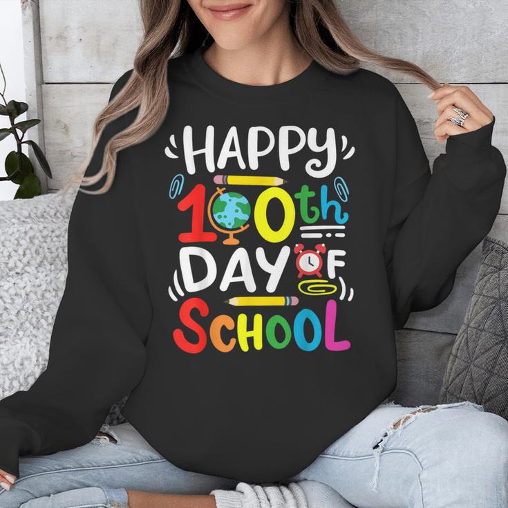 Happy 100th Day Of School 100 Days Of School Teacher Student Unisex Sweatshirt, funny design Happy 100th Day Of School 100 Days Of School Teacher Student Unisex Sweatshirt, funny design