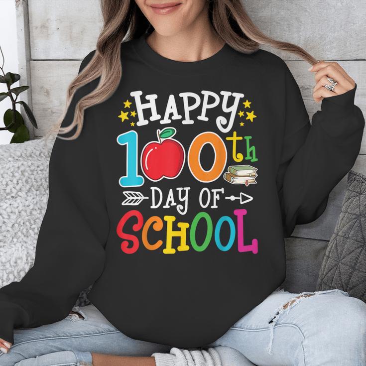 Happy 100th Day Of School Teachers 100 Days Of School Kids Unisex Sweatshirt, funny design Happy 100th Day Of School Teachers 100 Days Of School Kids Unisex Sweatshirt, funny design
