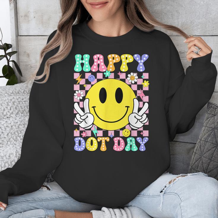 Happy Dot Day Shirts Teacher Student Girls Kids Smile Face Unisex Sweatshirt, funny design Happy Dot Day Shirts Teacher Student Girls Kids Smile Face Unisex Sweatshirt, funny design