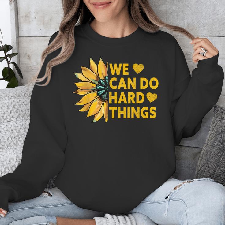 We Can Do Hard Things Kids Teacher Back To School Unisex Sweatshirt, funny design We Can Do Hard Things Kids Teacher Back To School Unisex Sweatshirt, funny design