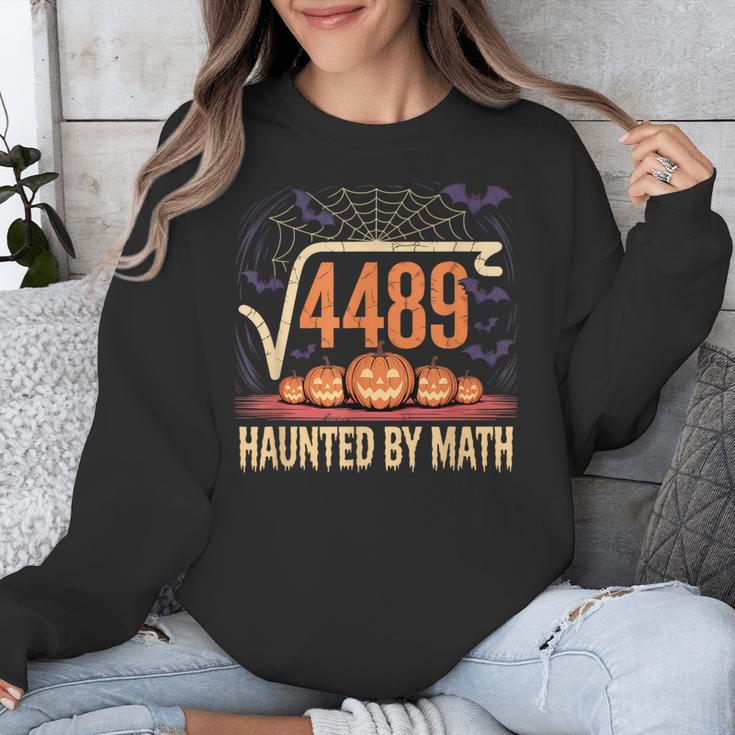 Haunted By Math 67 Meme Math Teacher Square Root 4489 Unisex Sweatshirt, funny design Haunted By Math 67 Meme Math Teacher Square Root 4489 Unisex Sweatshirt, funny design