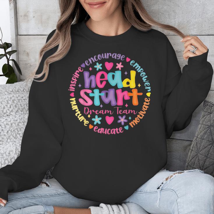 Head Start Dream Team Squad Teacher Headstart Back To School Unisex Sweatshirt, funny design Head Start Dream Team Squad Teacher Headstart Back To School Unisex Sweatshirt, funny design