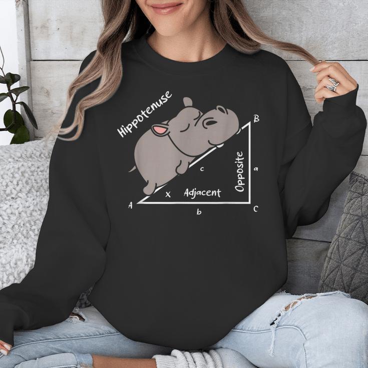 Hippotenuse Hippo Angle Function Hypotenuse Math Teacher Unisex Sweatshirt, funny design Hippotenuse Hippo Angle Function Hypotenuse Math Teacher Unisex Sweatshirt, funny design