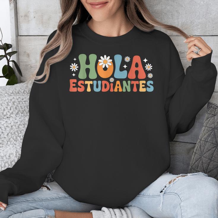 Hola Estudiantes Spanish Teacher Unisex Sweatshirt, funny design Hola Estudiantes Spanish Teacher Unisex Sweatshirt, funny design