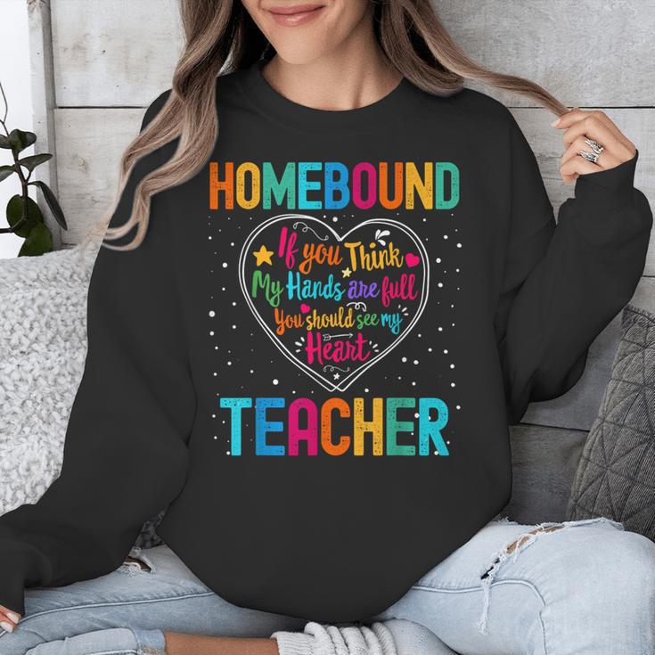 Homebound Teacher Appreciation Week Back To School Heart Unisex Sweatshirt, funny design Homebound Teacher Appreciation Week Back To School Heart Unisex Sweatshirt, funny design
