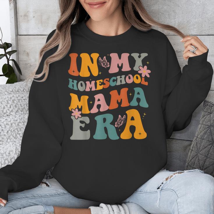 In My Homeschool Mama Era Mom Teacher Unisex Sweatshirt, funny design