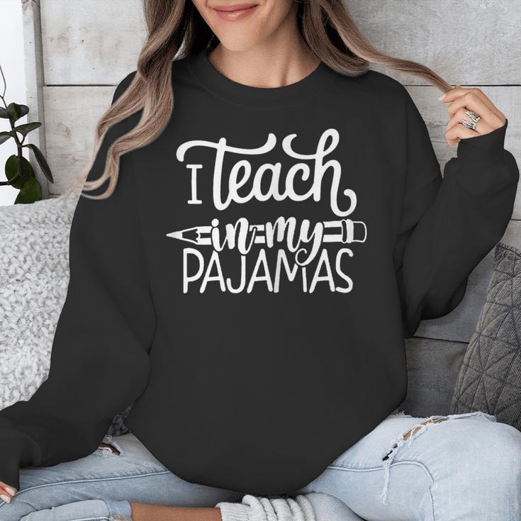 Homeschool Mom Teacher I Teach In My Pajamas For Women Unisex Sweatshirt, funny design Homeschool Mom Teacher I Teach In My Pajamas For Women Unisex Sweatshirt, funny design