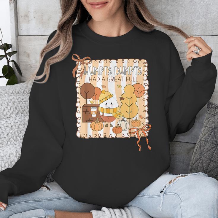 Humpty Dumpty Had A Great Fall Teacher Thanksgiving Autumn Unisex Sweatshirt, funny design Humpty Dumpty Had A Great Fall Teacher Thanksgiving Autumn Unisex Sweatshirt, funny design