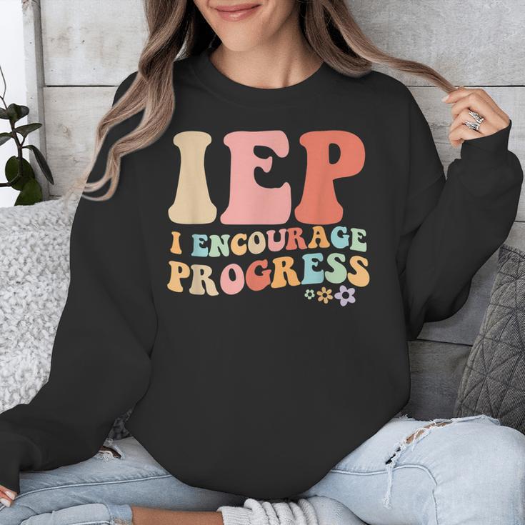 IEP I Encourage Progress Special Education Teacher Graphics Unisex Sweatshirt, funny design IEP I Encourage Progress Special Education Teacher Graphics Unisex Sweatshirt, funny design