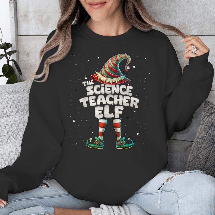 I'm The Science Teacher Elf Family Matching Group Christmas Unisex Sweatshirt, Science Teacher Gifts, funny design