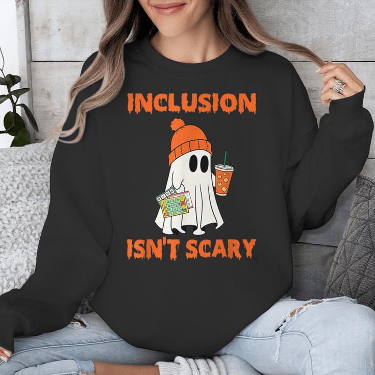 Inclusion Isn't Scary Shirt Halloween SLP Sped Teacher Unisex Sweatshirt, funny design