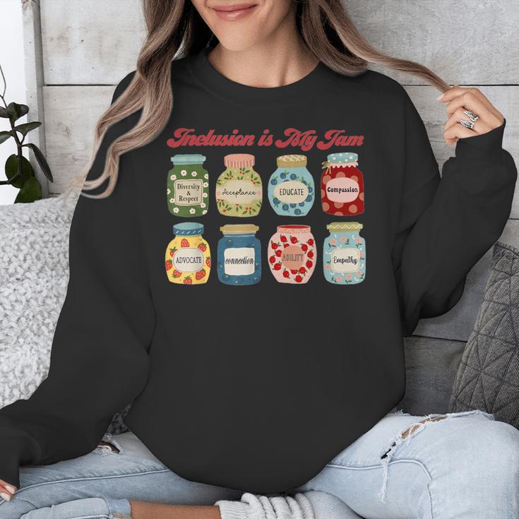 Inclusion Is My Jam Special Education Teacher Autism Unisex Sweatshirt, funny design Inclusion Is My Jam Special Education Teacher Autism Unisex Sweatshirt, funny design