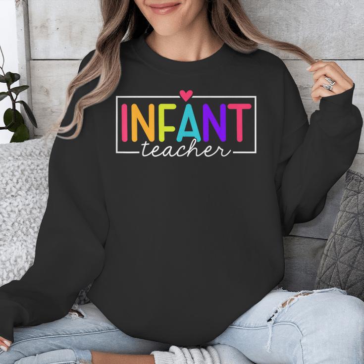Infant Teacher Daycare Provider Childcare Teacher Unisex Sweatshirt, funny design