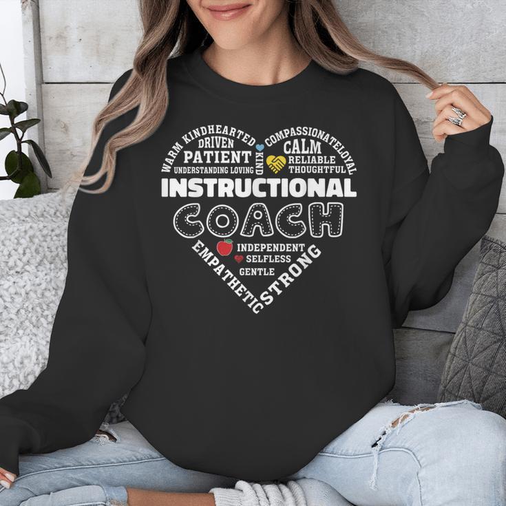 Instructional Coach Heart Teachers Appreciation Unisex Sweatshirt, funny design Instructional Coach Heart Teachers Appreciation Unisex Sweatshirt, funny design