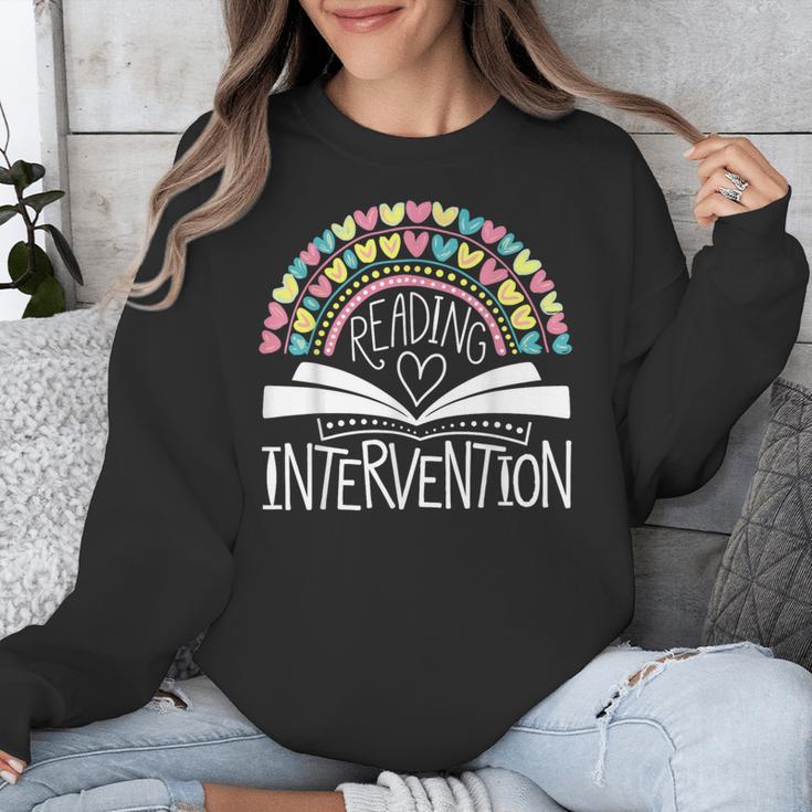 Intervention Teacher Reading Intervention Unisex Sweatshirt, funny design Intervention Teacher Reading Intervention Unisex Sweatshirt, funny design