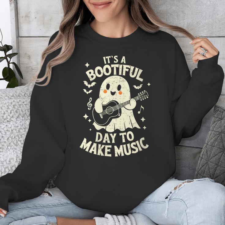 It's A Bootiful Day To Make Music Halloween Music Teacher Unisex Sweatshirt, funny design It's A Bootiful Day To Make Music Halloween Music Teacher Unisex Sweatshirt, funny design