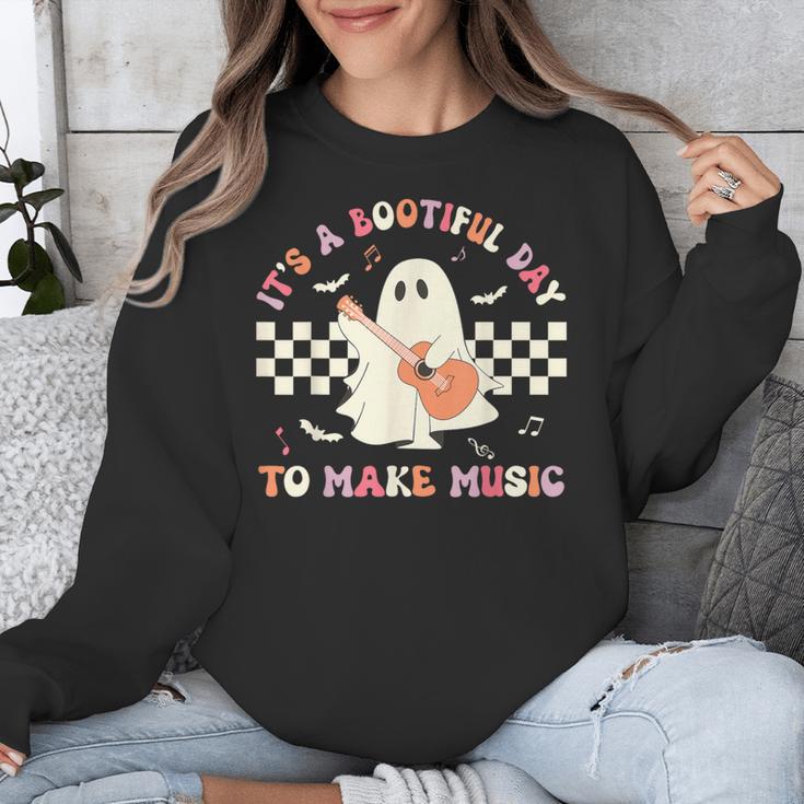 It's A Bootiful Day To Make Music Teacher Musician Halloween For Men Women Kids Unisex Sweatshirt, funny design It's A Bootiful Day To Make Music Teacher Musician Halloween For Men Women Kids Unisex Sweatshirt, funny design