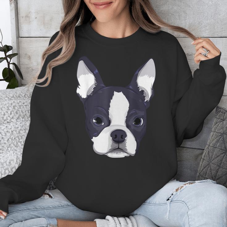 Kids Boston Terrier Dog For Women And Girls Unisex Sweatshirt, funny design
