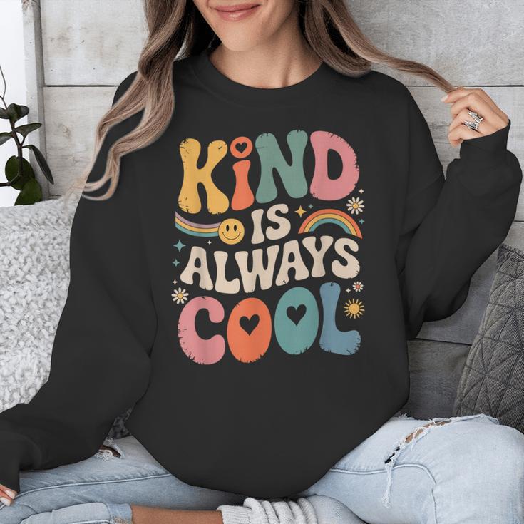 Kind Is Always Cool Teacher Graphic Tees Choose Kindness Unisex Sweatshirt, funny design Kind Is Always Cool Teacher Graphic Tees Choose Kindness Unisex Sweatshirt, funny design