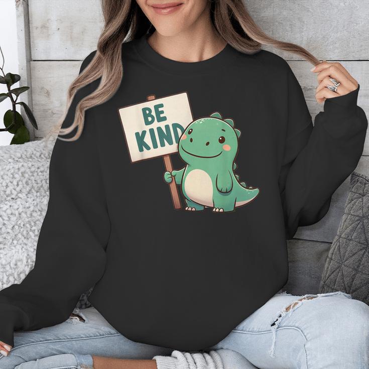 Be Kind Teacher Anti-Bullying Dino Kindness Women Men Boys Unisex Sweatshirt, funny design Be Kind Teacher Anti-Bullying Dino Kindness Women Men Boys Unisex Sweatshirt, funny design