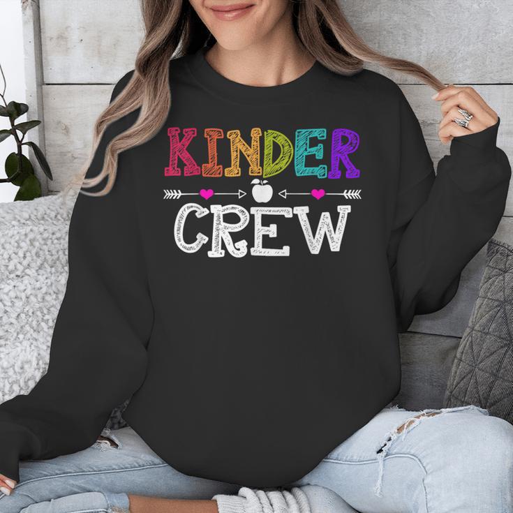 Kinder Crew Kindergarten Teacher 1st Day Of School Unisex Sweatshirt, funny design Kinder Crew Kindergarten Teacher 1st Day Of School Unisex Sweatshirt, funny design